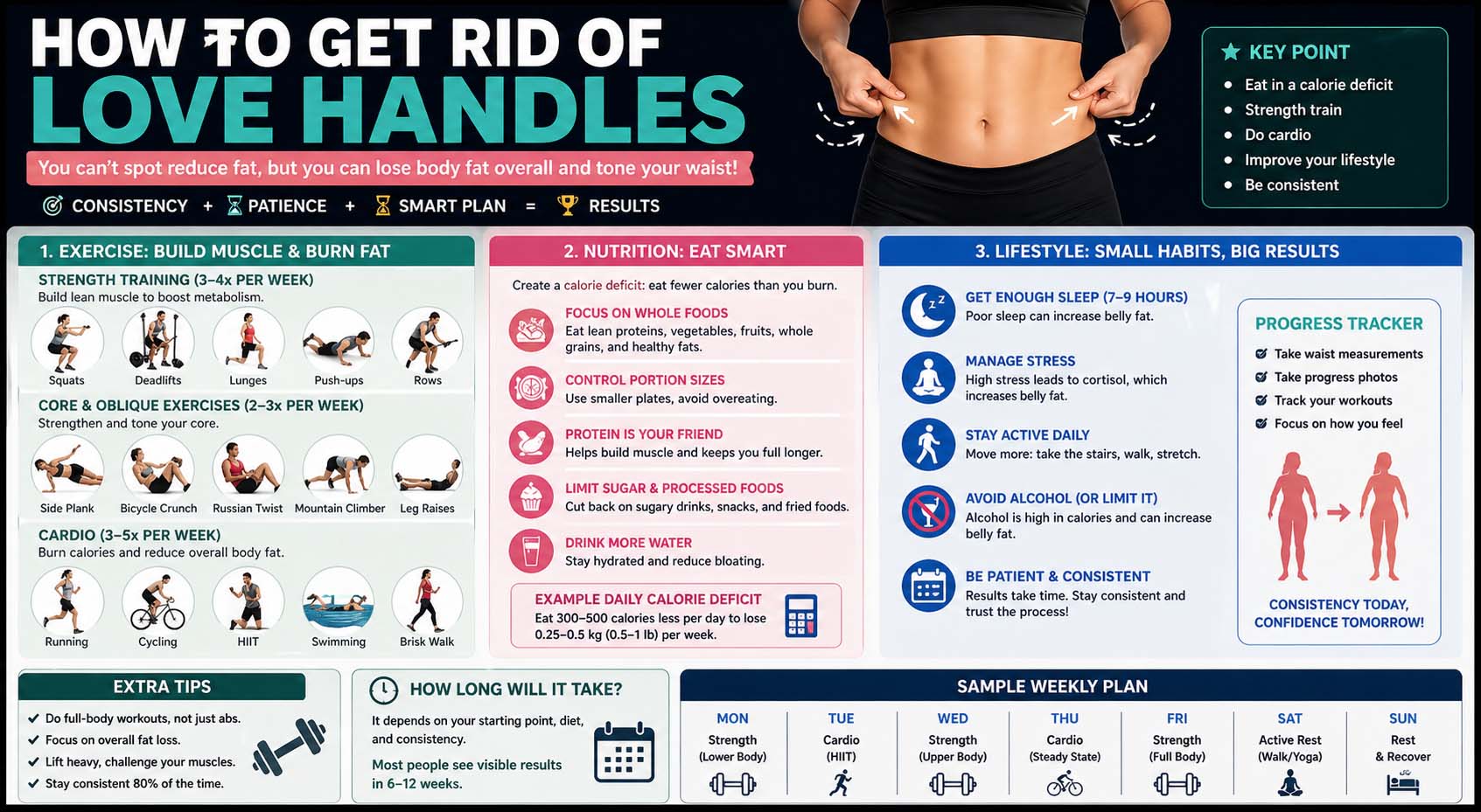 How to Get Rid of Love Handles