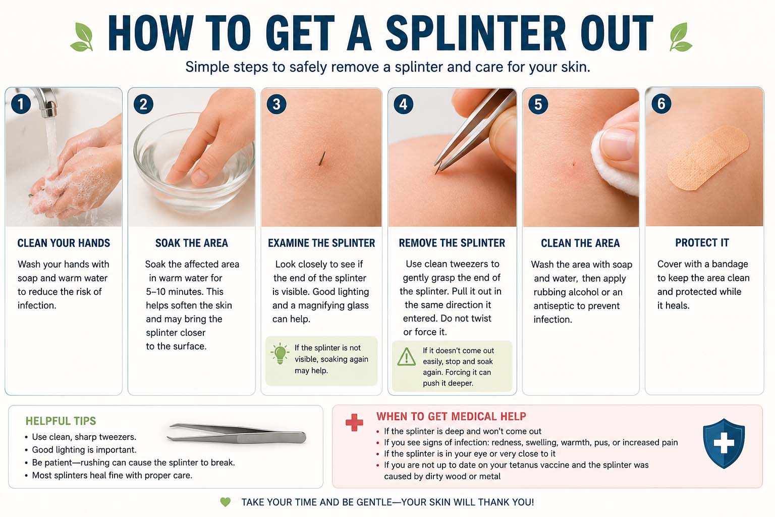How to Get a Splinter Out Safely and Easily How to Get a Splinter