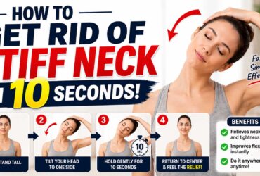 how to get rid of stiff neck in 10 seconds