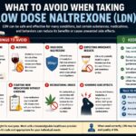 what to avoid when taking low dose naltrexone