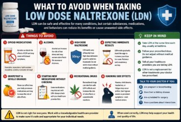 what to avoid when taking low dose naltrexone
