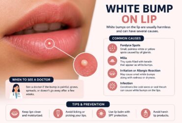 white bump on lip