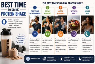 best time to drink protein shake