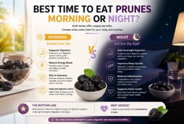 best time to eat prunes morning or night