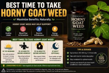 best time to take horny goat weed