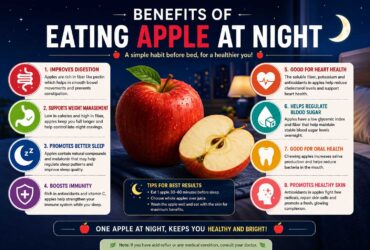 benefits of eating apple at night