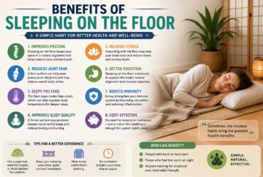 benefits of sleeping on the floor