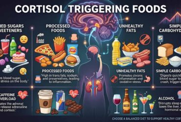 cortisol triggering foods
