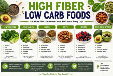 high fiber low carb foods