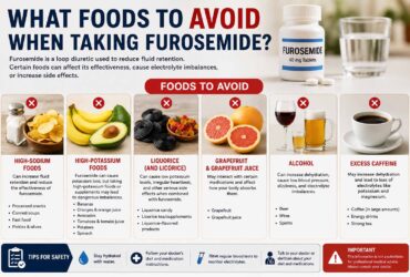 what foods to avoid when taking furosemide?