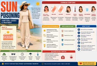 sun poisoning symptoms